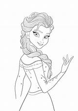 Frozen Fever Elsa Coloring Pages sketch template