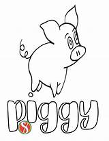 Pig Coloring Pages Images sketch template