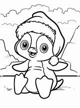 Penguin Sitting coloring page  Download Print Or Color Online For Free sketch template