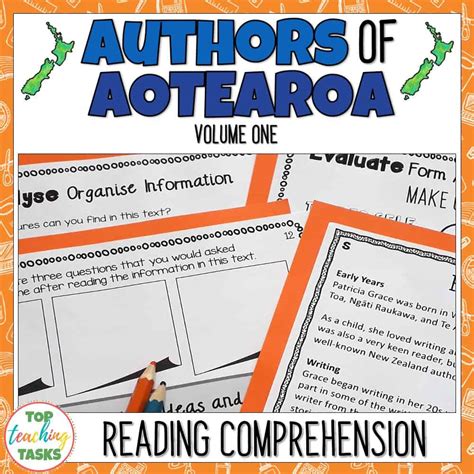 New Zealand Authors Reading Comprehension Passages and Questions - Top Teaching Tasks