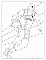 20 LeBron James Coloring Pages Free PDF Printables sketch template