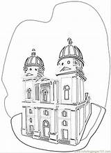 Ukrainian Church Coloring Page For Kids Ukraine Printable  sketch template