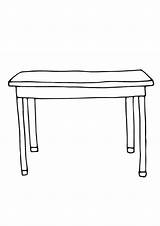 Coloring Pages  Table For Kids sketch template
