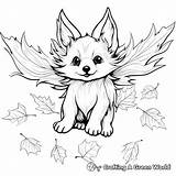 Fall Fox Coloring Pages  Free & Printable sketch template