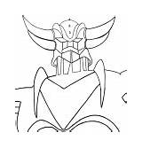 Goldorak Grendizer Goldrake Superheroes Coloriages Colorear Soucoupe  sketch template