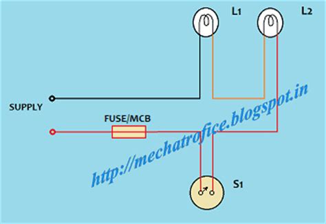 Series wiring - wiring of two Loads in series | Mechatrofice