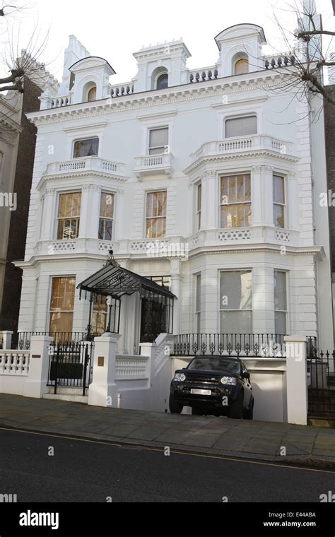 General view of David and Victoria Beckham's luxurious new family home in Notting Hill Featuring ...