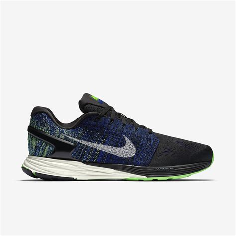 Nike Mens LunarGlide 7 Running Shoes - Black - Tennisnuts.com