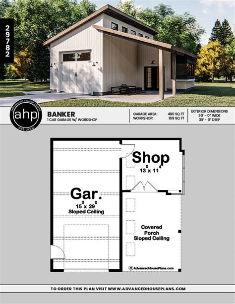 Garage Plans With Workshop