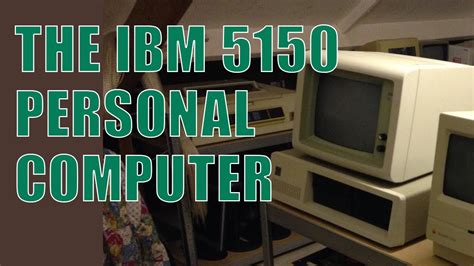 IBM 5150 the first personal computer of PC (1981) - nickkie.com - YouTube