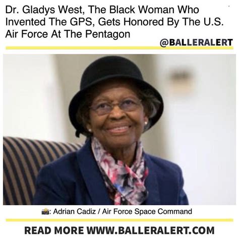 Dr. Gladys West, The Black Woman Who Invented The GPS, Gets Honored By U.S. Air F… | African ...