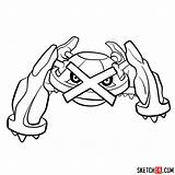 Mega Pokemon Metagross Coloring Pages Sketch Coloring Page sketch template