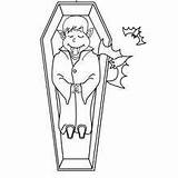 Dracula Sleeping In A coffin coloring Pages  Hellokidscom sketch template
