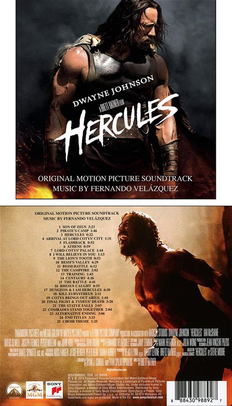 Hercules- Soundtrack details - SoundtrackCollector.com