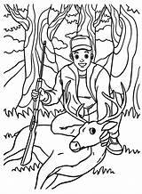 Deer Coloring Pages For Kids And  Vrogueco sketch template