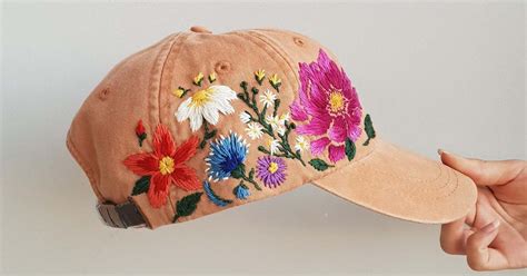 Try This Crafting Trend With DIY Embroidered Hats