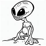Print Alien coloring Page  Download Or Color Online For Free sketch template