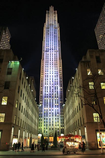 Rockefeller Center at night - New York, USA | Flickr - Photo Sharing!