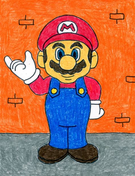 How To Draw Mario Bros Characters - Spraydata2