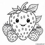 Fröhliches Ausmalbild Von ErdbeerkCharlotte Kostenloser Download Oder  sketch template