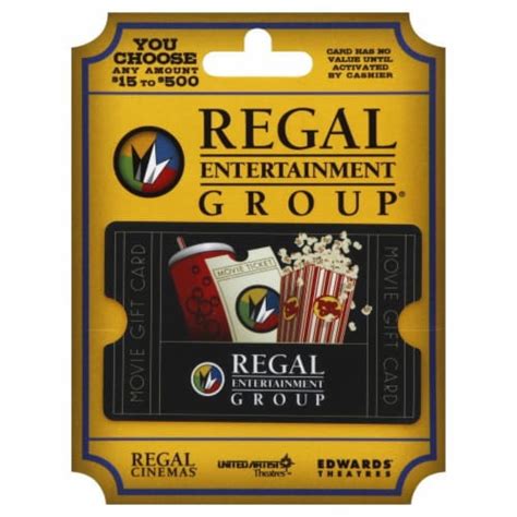 Regal Cinemas Variable Amount Gift Card, 1 ct - Fred Meyer