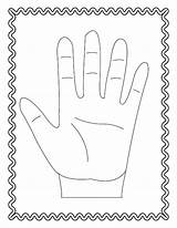 Finger Coloring Pages sketch template