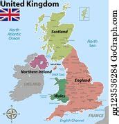 120 Map Of United Kingdom With Counties Clip Art | Royalty Free - GoGraph