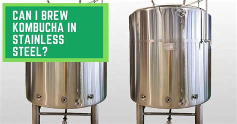 Can I Brew Kombucha in Stainless Steel? Things You Need to Know About Brewing Kombucha in a ...
