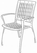 Chair coloring Page  ColouringPages sketch template