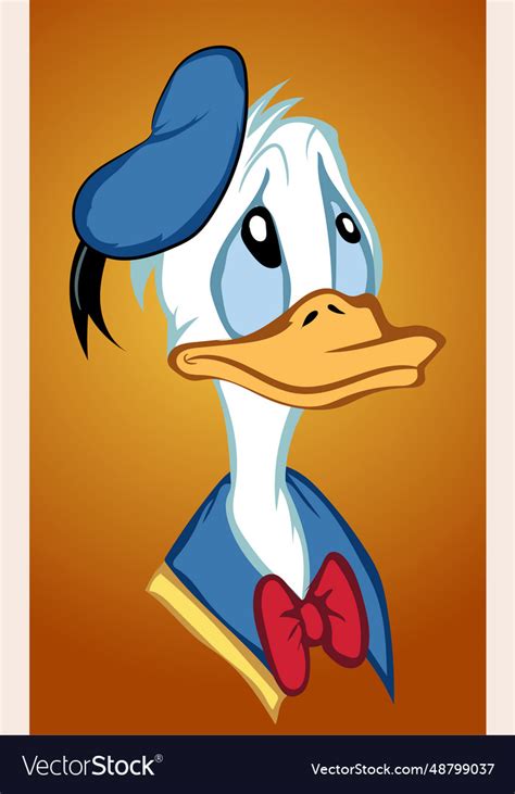 Image of donald duck Royalty Free Vector Image