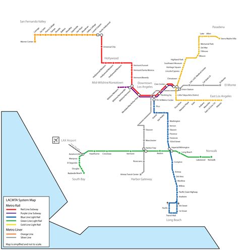 File:Los Angeles Metro System Map (Dec. 2009).png - Wikimedia Commons
