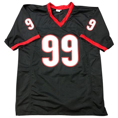 Jordan Davis Autographed Signed Georgia Bulldogs Custom Black #99 ...