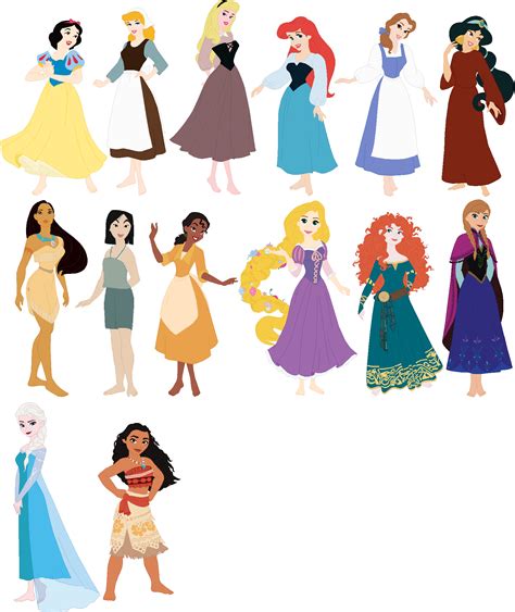 Barefoot Disney Princesses by ChipmunkRaccoonOz on DeviantArt