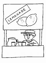 Free Lemonade Stand Coloring Pages Download Lemonade Stand  sketch template