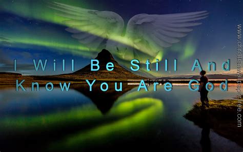 Be Still and Know - Christian Wallpaper Free