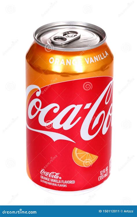 Coca-Cola Orange Vanilla editorial photo. Image of logo - 150112011