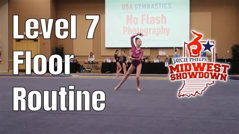 Emersyn Level 7 Floor Routine at the Jaycie Phelps Midwest Showdown 2023 | Colorado Aerials ...