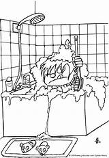 Bathroom coloring pages  Hellokidscom sketch template