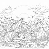 Coloring Pages Dinosaurs Printable  Mimi Panda sketch template