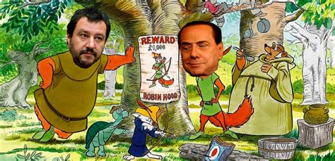 Flat Tax, Berlusconi e Salvini “Robin Hood” al contrario - Fronte Ampio