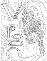 Virgo Horoscope Coloring Pages sketch template
