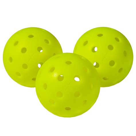 (3 Pack) Franklin Sports X-40 Pickleballs USAPA Approved, Optic Yellow ...