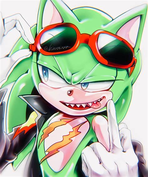 Scourge the hedgehog by: KIR (@kirunixxx) - Twitter - | Sonic fan ...