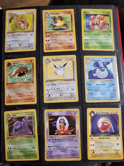 Pokemon Premium Binder of Cards: 1st edition, And Vintage Holos!!! | eBay