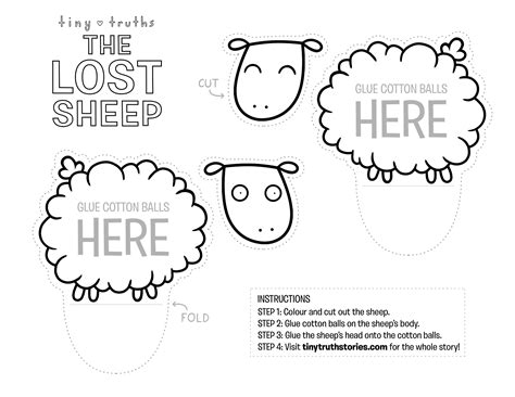 Super fun craft for the story of the Lost Sheep! #Biblestory # ...