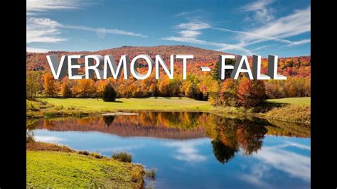 Vermont fall foliage scenic drive in 4K. Must visit place in Fall. - YouTube