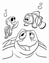 Finding Nemo Coloring Pages Characters sketch template