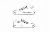 Tennis Shoe Coloring Page sketch template