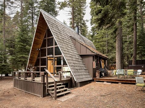 Luxury A-Frame Cabin with Hot Tub in Lake Tahoe, California