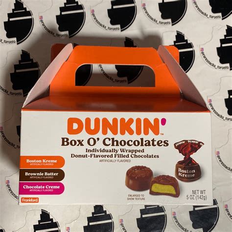 Dunkin Box O’ Chocolates – RareSnacksToronto